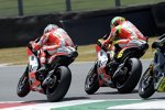 Nicky Hayden und Valentino Rossi (Ducati) 