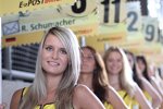 Die Grid-Girls im Olympiastadion