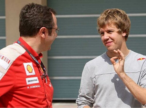 Titel-Bild zur News: Stefano Domenicali und Sebastian Vettel