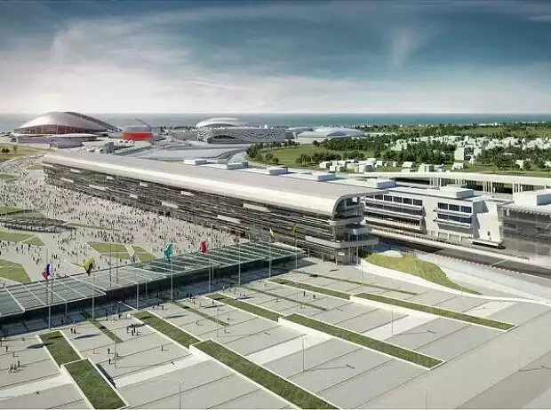 Titel-Bild zur News: Olympischer Park mit Formel-1-Rennstrecke in Sotschi