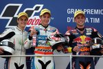 Maverick Vinales, Romano Fenati und Sandro Cortese 