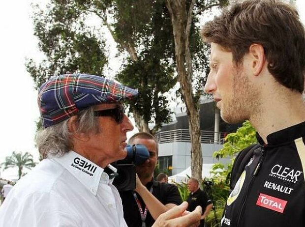 Titel-Bild zur News: Jackie Stewart, Romain Grosjean