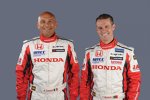 Gabriele Tarquini (Honda-JAS) und Tiago Monteiro (Honda-JAS) 