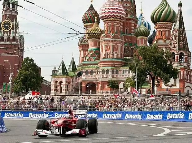 Giancarlo Fisichella, Moskau, Russland Titel-Bild zur News: Giancarlo Fisichella, Moskau, Russland