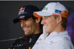 Mark Webber (Red Bull) und Nico Hülkenberg (Force India) 