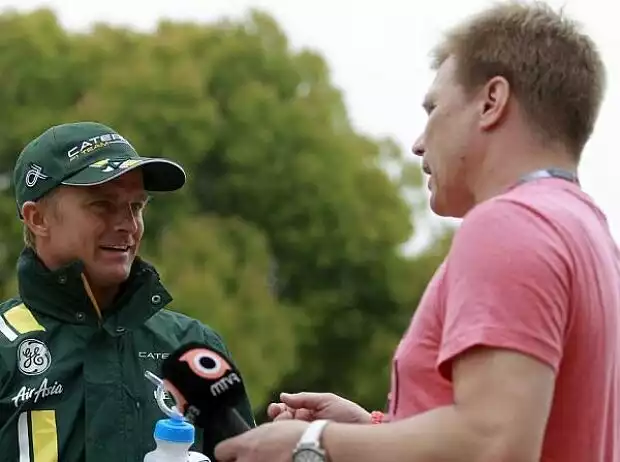 Mika Salo, Heikki Kovalainen Titel-Bild zur News: Mika Salo, Heikki Kovalainen