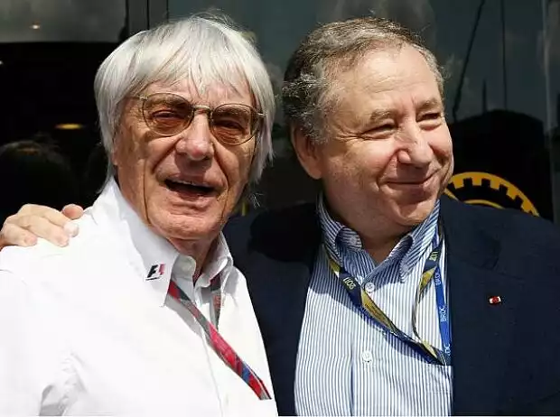 Bernie Ecclestone und Jean Todt Titel-Bild zur News: Bernie Ecclestone und Jean Todt