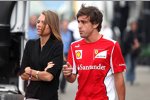 Fernando Alonso (Ferrari) mit seiner neuen Flamme Dascha Kapustina