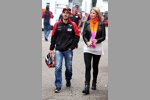 Timo Glock (Marussia) mit Freundin Isabell Reis