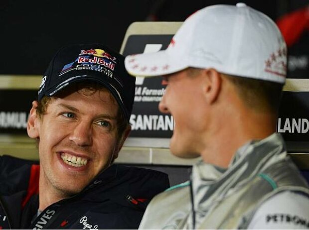 Sebastian Vettel, Michael Schumacher Sebastian Vettel, Michael Schumacher