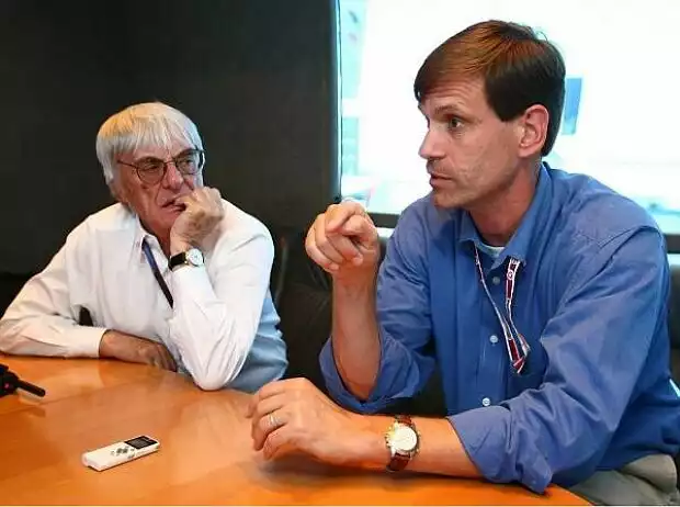 Bernie Ecclestone und Tavo Hellmund Titel-Bild zur News: Bernie Ecclestone und Tavo Hellmund
