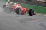Fernando Alonso (Ferrari) unterwegs zur Pole-Position