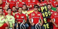 Bild zum Inhalt: Vertrauen nie verloren: Ferrari dankt "Champion" Alonso