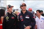 Romain Grosjean (Lotus) und Jean-Eric Vergne (Toro Rosso) 