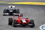 Charles Pic (Marussia) und Bruno Senna (Williams) 