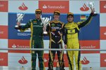 James Calado, Giedo van der Garde und Felipe Nasr 