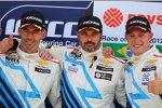 Yvan Muller (Chevrolet), Alain Menu (Chevrolet) und Robert Huff (Chevrolet) 