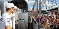 Bild zum Inhalt: Rosberg: Fans hui, Regenreifen pfui