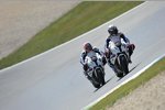 Marco Melandri vor Leon Haslam (BMW) 