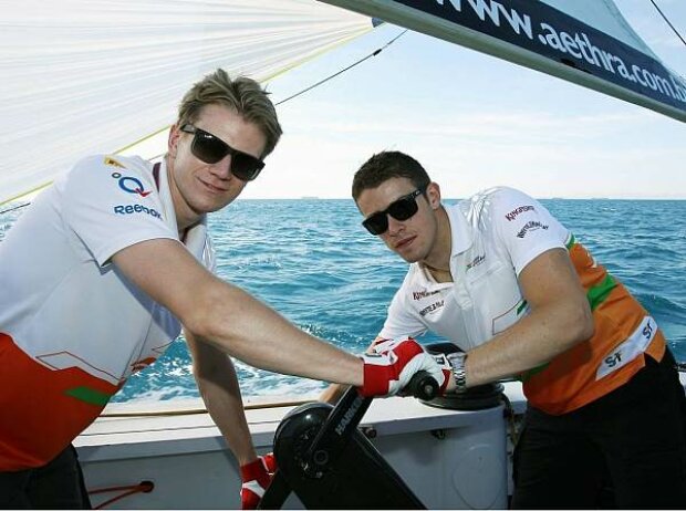 Nico Hülkenberg und Paul di Resta Nico Hülkenberg und Paul di Resta