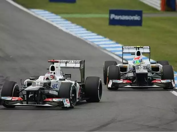 Kamui Kobayashi, Sergio Perez Titel-Bild zur News: Kamui Kobayashi, Sergio Perez