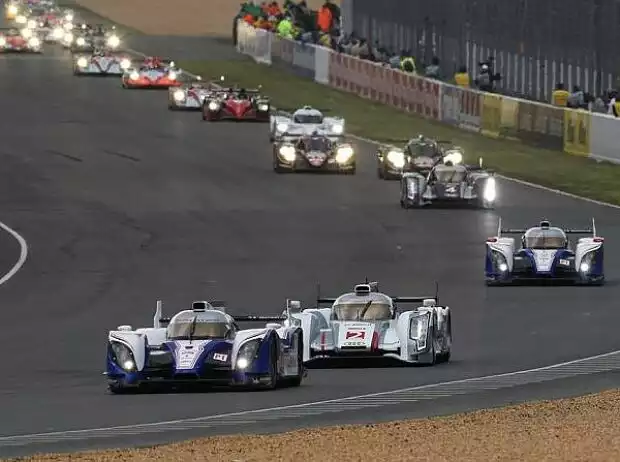 Start der 24 Stunden von Le Mans 2012 Titel-Bild zur News: Start der 24 Stunden von Le Mans 2012