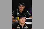 Heikki Kovalainen (Caterham) und Kimi Räikkönen (Lotus) 