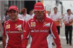 Felipe Massa (Ferrari) und Fernando Alonso (Ferrari) 