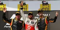 Bild zum Inhalt: Sieg vor der Sommerpause: Hamilton schlägt Lotus