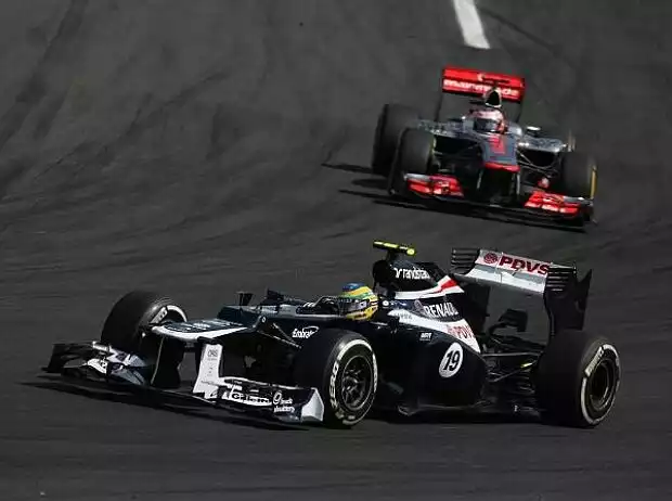 Bruno Senna, Jenson Button Titel-Bild zur News: Bruno Senna, Jenson Button