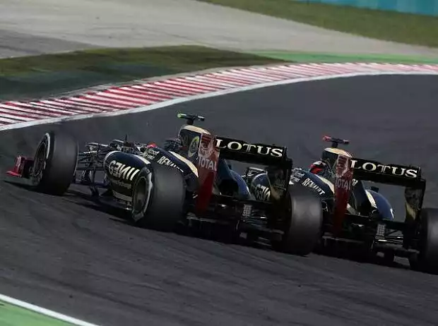 Kimi Räikkönen, Romain Grosjean Titel-Bild zur News: Kimi Räikkönen, Romain Grosjean