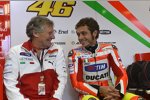 Jeremy Burgess und Valentino Rossi (Ducati) 