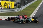 Jean-Eric Vergne (Toro Rosso) und Heikki Kovalainen (Caterham) 