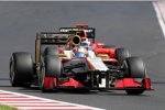 Narain Karthikeyan (HRT) und Timo Glock (Marussia) 