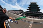 Start zum Crown Royal 400 mit Denny Hamlin an der Spitze