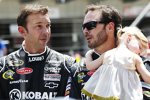 Jimmie Johnson mit Tochter Genevieve und Crewchief Chad Knaus