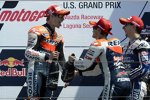 Casey Stoner, Daniel Pedrosa und Jorge Lorenzo