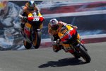 Casey Stoner und Daniel Pedrosa (beide Honda)