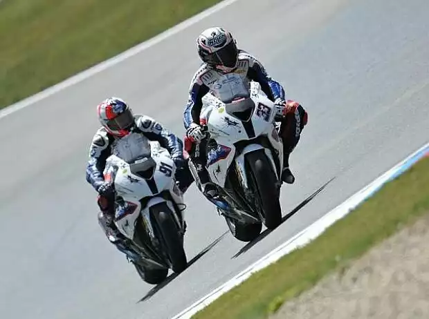 Marco Melandri, Leon Haslam Titel-Bild zur News: Marco Melandri, Leon Haslam