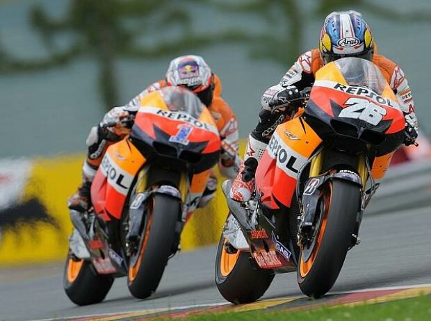 Daniel Pedrosa, Casey Stoner