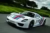 Bild zum Inhalt: 918 Spyder-Prototyp im Martini-Racing-Design