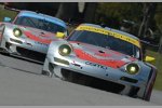 Die Flying-Lizard-Porsche von Jörg Bergmeister/Patrick Long und Marco Holzer/Seth Neiman