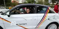 Mike Rockenfeller im Audi A1 e-tron in London