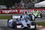 Dario Franchitti (Ganassi) vergab ein Top-5-Ergebnis durch Berührung mit James Hinchcliffe