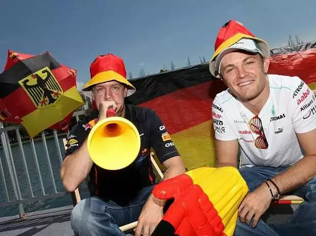 Sebastian Vettel, Nico Rosberg Titel-Bild zur News: Sebastian Vettel, Nico Rosberg