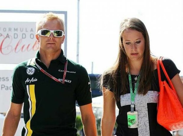 Heikki Kovalainen mit Freundin Catherine Hyde