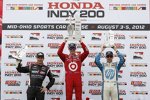 Das Mid-Ohio-Podium: Scott Dixon, Will Power und Simon Pagenaud