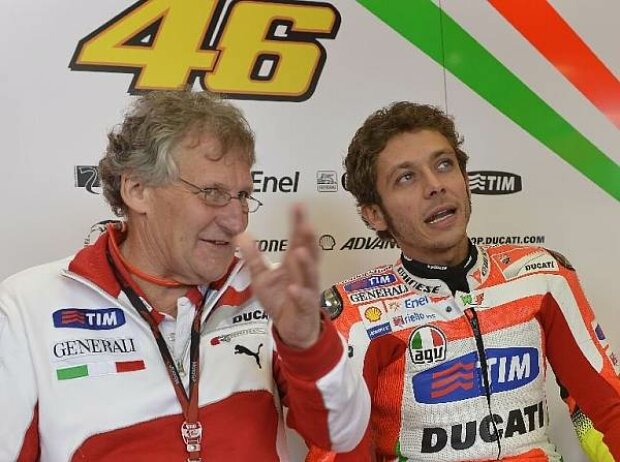 Valentino Rossi und Jeremy Burgess