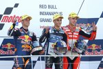 Sandro Cortese, Luis Salom und Jonas Folger 