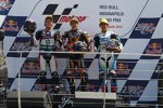 Pol Espargaro, Marc Marquez und Julian Simon 